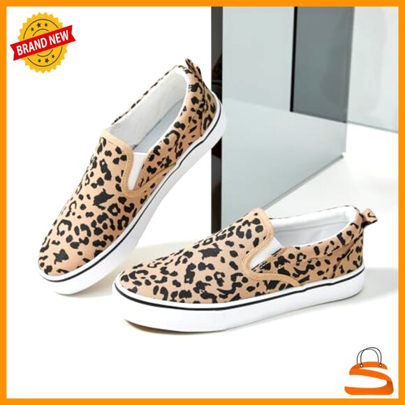 Canvas Slip On Sneakers Loafers Casual Comfort Non Slip Retro Classic Shoes - Picture 3 of 7